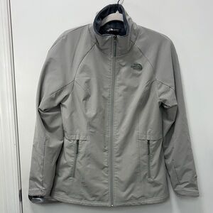 THE NORTH FACE WOMENS LIGHT GRAY PERFOMANCE JACKET